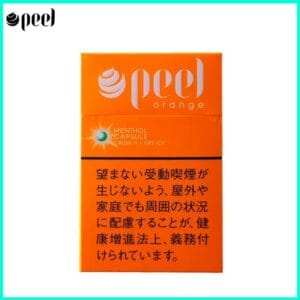 Peel百樂橙味爆珠香煙9mg日本本土免稅香港現貨